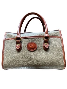 Dooney & Bourke Vintage All Weather Tan Leather Satchel